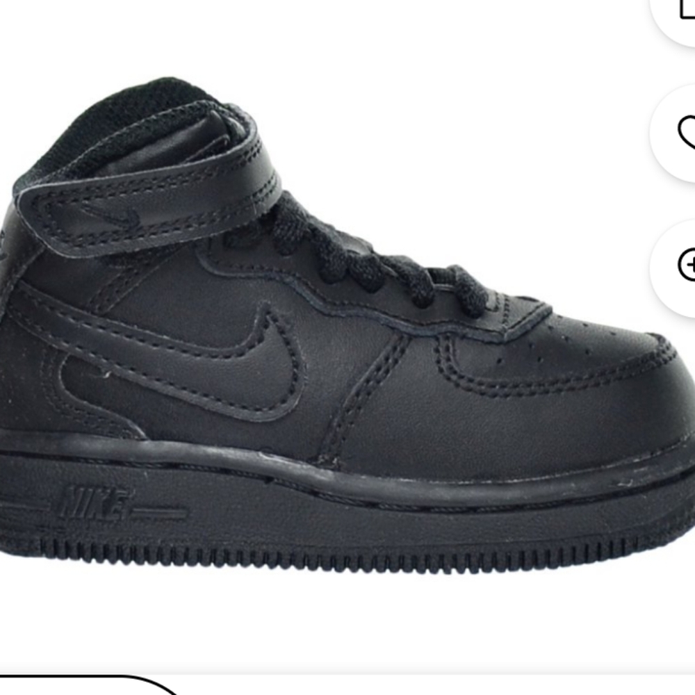 Nike Air Force 1's Hightop Black 4C - Picture 8 of 8